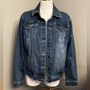 New York & Company Blue Denim Jacket